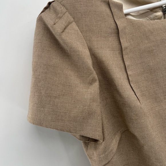 Tahari Levine brown sheath dress short sleeve size 12 - Picture 3 of 11